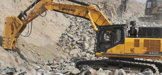HL175 Oem ค้อนทุบไฮดรอลิกสำหรับรถตักแบบมีล้อเลื่อน