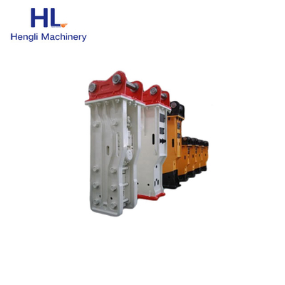 เครื่องตัดไฮดรอลิกสำหรับรถขุดเจาะแบบ High Abrasive RM125 Top Type Rock Stone Splitter