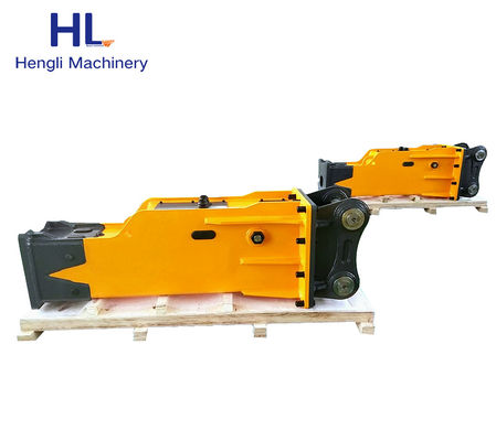 HL53 รถขุดไฮดรอลิกเบรกเกอร์ Rock Breaking Machines กล่อง Silence Type